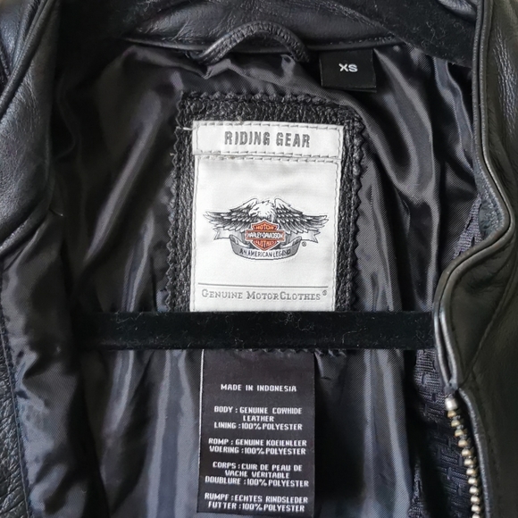 Harley-Davidson Embroidered Leather Jacket - Picture 10 of 10
